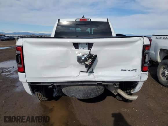 2023 Ram 1500 Tradesman с VIN 1C6SRFGT5PN555189, выставлен на аукционе Copart как лот 51541985 с пробегом 6 684 миль миль и Списание • Salvage title. История ставок и продаж доступна на DreamBid. Изображение 6.