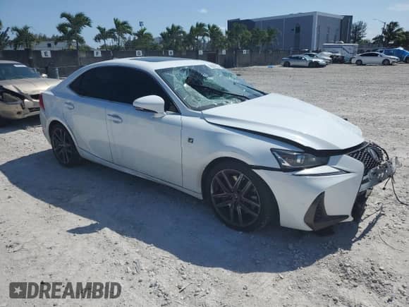 2020 Lexus IS 300 F Sport with VIN JTHGA1D22L5109014, listed as a Copart auction lot 58302165 with 88,937 mi miles and Non repairable. Bid and sale history available at DreamBid. Image 4.