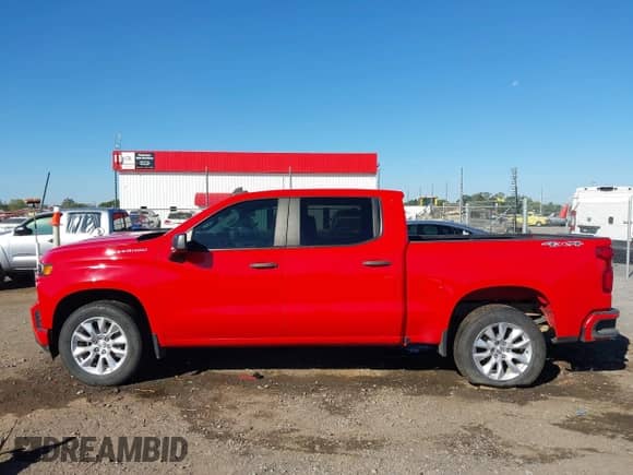 2021 Chevrolet Silverado 1500 Custom with VIN 3GCPYBEK8MG272553, listed as a IAAI auction lot 43408179 with 60,570 mi miles and . Bid and sale history available at DreamBid. Image 14.