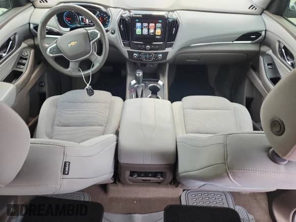 2018 Chevrolet Traverse LT Cloth z VIN 1GNERGKW4JJ112373, wystawiony jako Copart lot #89824645 z przebiegiem 235 266 mil mil oraz Szkoda całkowita • Salvage title. Historia ofert i sprzedaży dostępna na DreamBid. Obrazek 8.