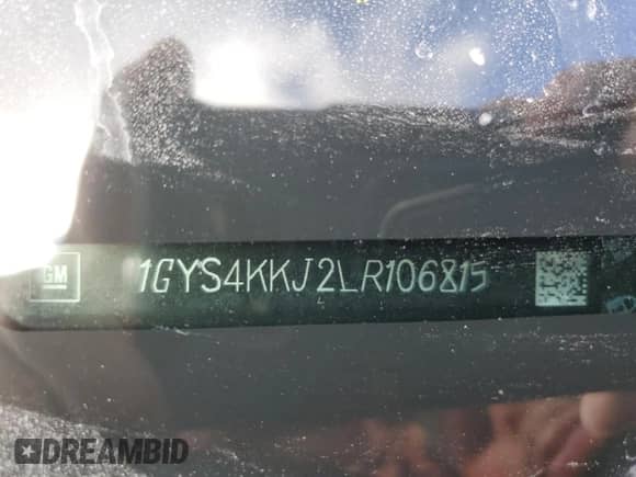 2020 Cadillac Escalade ESV Platinum с VIN 1GYS4KKJ2LR106815, выставлен на аукционе Copart как лот 80460464 с пробегом 61 306 миль миль и На запчасти • Non repairable. История ставок и продаж доступна на DreamBid. Изображение 14.