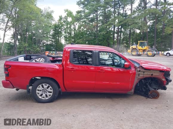 2022 Nissan Frontier SV with VIN 1N6ED1EKXNN651038, listed as a IAAI auction lot 42846151 with 51,602 mi miles and . Bid and sale history available at DreamBid. Image 14.