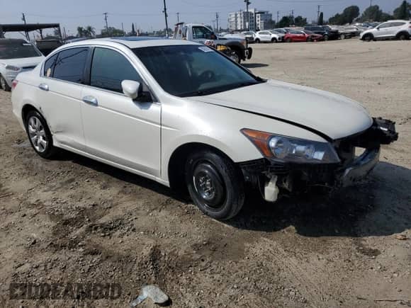 2010 Honda Accord EX with VIN 1HGCP3F70AA030935, listed as a Copart auction lot 80926705 with 186,992 mi miles and Salvage title. Bid and sale history available at DreamBid. Image 4.
