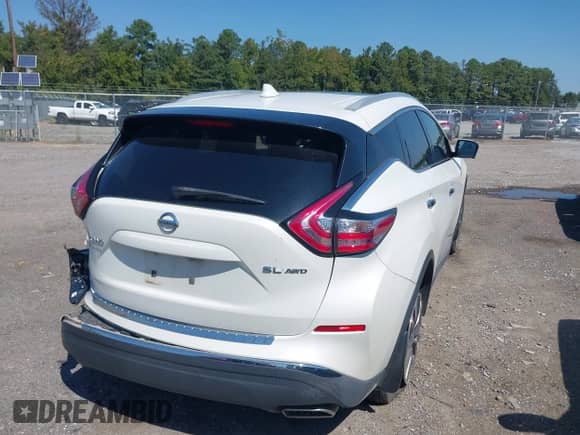 2017 Nissan Murano Platinum with VIN 5N1AZ2MH3HN123999, listed as a IAAI auction lot 43137857 with 61,804 mi miles and . Bid and sale history available at DreamBid. Image 4.
