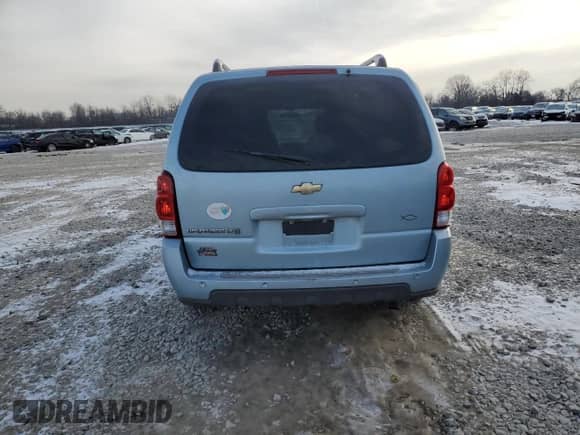 2007 Chevrolet Uplander 3LT with VIN 1GNDV33127D111300, listed as a Copart auction lot 42500895 with 99,698 mi miles and Salvage title. Bid and sale history available at DreamBid. Image 6.