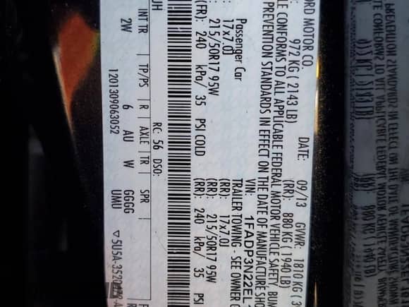 2014 Ford Focus Titanium with VIN 1FADP3N22EL161938, listed as a Copart auction lot 83815915 with 108,682 mi miles and Salvage title. Bid and sale history available at DreamBid. Image 13.