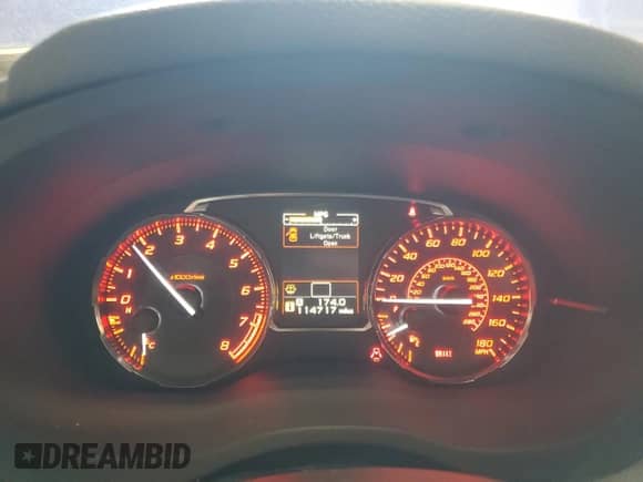 2016 Subaru WRX Premium with VIN JF1VA1E64G9823029, listed as a Copart auction lot 81205635 with 114,717 mi miles and Salvage title. Bid and sale history available at DreamBid. Image 9.