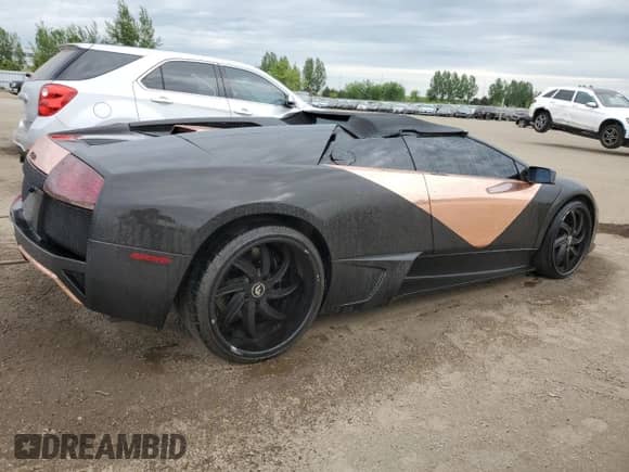 2008 Lamborghini Murcielago with VIN ZHWBU47S78LA02862, listed as a Copart auction lot 61053125 with 44,992 mi miles and Non repairable. Bid and sale history available at DreamBid. Image 3.