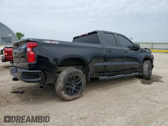 2022 Chevrolet Silverado 1500 Custom with VIN 1GCRYBEKXNZ228404, listed as a Copart auction lot 54669965 with Not provided miles and Salvage title. Bid and sale history available at DreamBid. Image 3.
