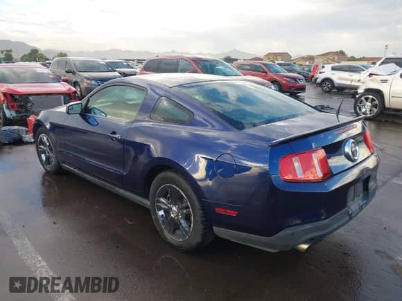 2012 Ford Mustang V6 with VIN 1ZVBP8AM2C5206753, listed as a IAAI auction lot 43494742 with 127,686 mi miles and . Bid and sale history available at DreamBid. Image 3.