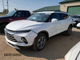 2023 Chevrolet Blazer LT с VIN 3GNKBJR45PS163266, выставлен на аукционе Copart как лот 71581084 с пробегом 20 172 миль миль и Чистый • Clean title. История ставок и продаж доступна на DreamBid. Изображение 1.