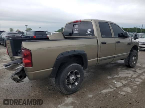 2007 Dodge 2500 SLT с VIN 1D7KS28C37J568959, выставлен на аукционе Copart как лот 66622345 с пробегом 193 031 миль миль и Чистый • Clean title. История ставок и продаж доступна на DreamBid. Изображение 3.
