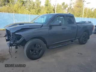 2021 Ram 1500 Express z VIN 1C6RR7FGXMS582619, wystawiony jako Copart lot #71659455 z przebiegiem 59 624 mil mil oraz Szkoda całkowita • Salvage title. Historia ofert i sprzedaży dostępna na DreamBid. Obrazek 1.