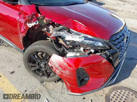 2023 Nissan Kicks SR with VIN 3N1CP5DV3PL483785, listed as a IAAI auction lot 43151002 with 46,331 mi miles and . Bid and sale history available at DreamBid. Image 6.