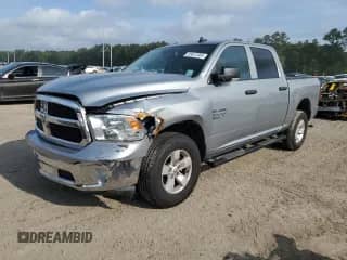 2022 Ram 1500 SLT z VIN 3C6RR7LG9NG301441, wystawiony jako Copart lot #55812365 z przebiegiem 38 514 mil mil oraz Szkoda całkowita • Salvage title. Historia ofert i sprzedaży dostępna na DreamBid. Obrazek 1.