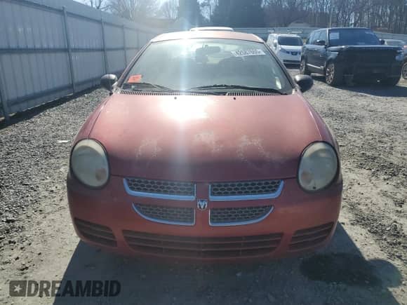 2005 Dodge Neon SXT with VIN 1B3ES56C75D279432, listed as a Copart auction lot 42587605 with Not provided miles and Salvage title. Bid and sale history available at DreamBid. Image 5.