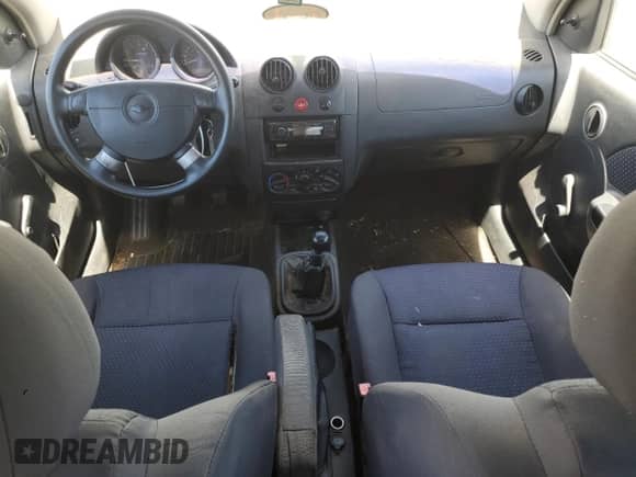 2007 Chevrolet Aveo LS with VIN KL1TD666X7B725336, listed as a Copart auction lot 63699535 with 135,312 mi miles and Salvage title. Bid and sale history available at DreamBid. Image 8.