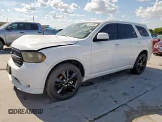2013 Dodge Durango SXT with VIN 1C4RDHAG8DC682023, listed as a Copart auction lot 69294855 with 203,974 mi miles and Salvage title. Bid and sale history available at DreamBid. Image 1.