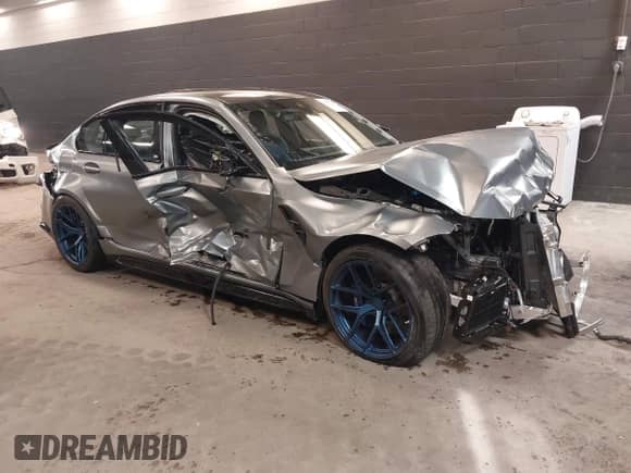 2024 BMW M3 Competition xDrive with VIN WBS43AY03RFS50368, listed as a IAAI auction lot 41305214 with Not provided miles and . Bid and sale history available at DreamBid. Image 1.