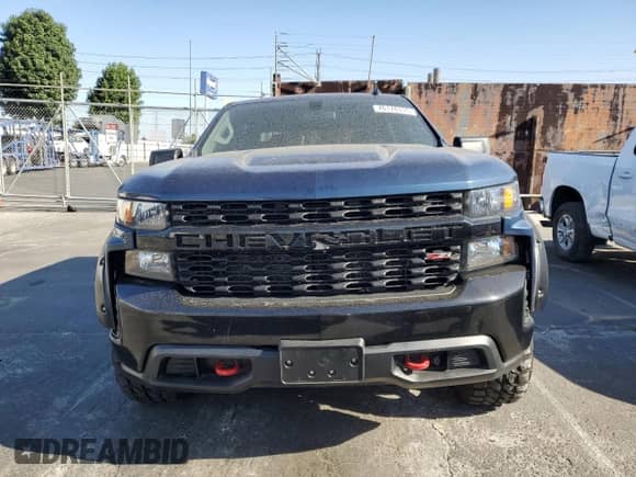 2020 Chevrolet Silverado 1500 Custom Trail Boss with VIN 1GCPYCEF2LZ107041, listed as a Copart auction lot 70178335 with 100,072 mi miles and Salvage title. Bid and sale history available at DreamBid. Image 5.