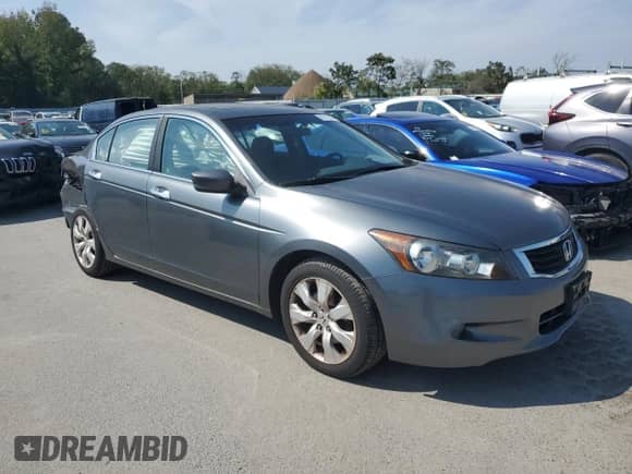 2009 Honda Accord EX with VIN 1HGCP36749A003944, listed as a Copart auction lot 82112685 with 66,944 mi miles and Salvage title. Bid and sale history available at DreamBid. Image 4.