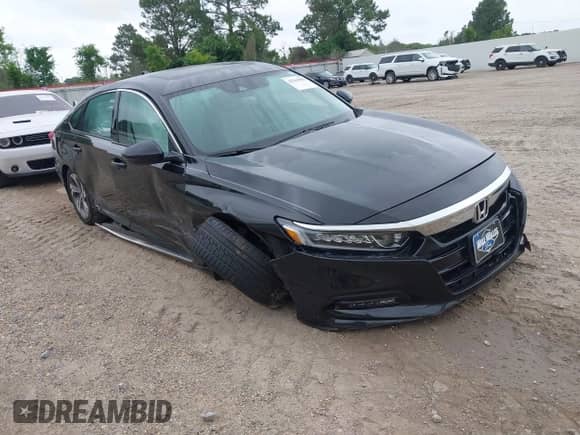 2018 Honda Accord EX-L with VIN 1HGCV1F51JA219831, listed as a IAAI auction lot 42164984 with 81,043 mi miles and . Bid and sale history available at DreamBid. Image 6.