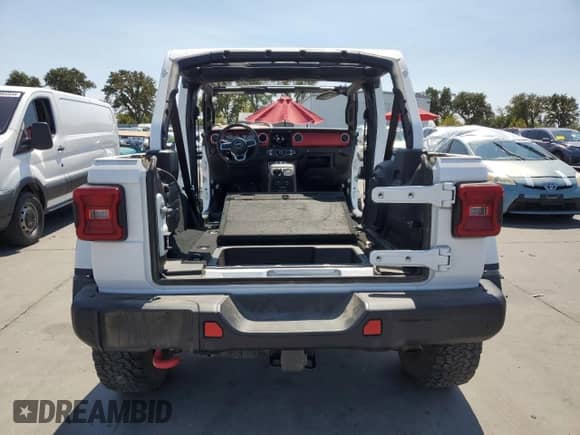 2023 Jeep Wrangler Rubicon Farout with VIN 1C4JJXFM7PW589723, listed as a Copart auction lot 69616004 with Not provided miles and Non repairable. Bid and sale history available at DreamBid. Image 6.