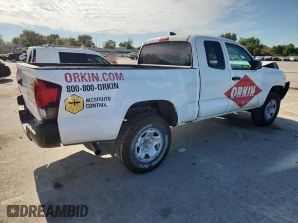 2020 Toyota Tacoma SR with VIN 3TYRX5GN6LT004674, listed as a Copart auction lot 85475655 with 145,240 mi miles and Salvage title. Bid and sale history available at DreamBid. Image 3.