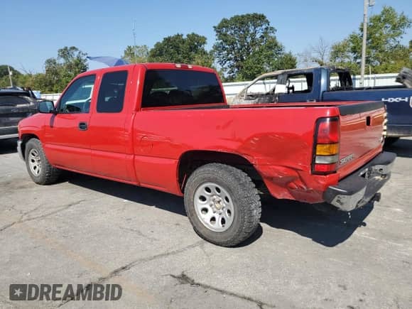 2007 GMC Sierra 1500 Work Truck with VIN 1GTEC19V97Z195197, listed as a Copart auction lot 80526985 with 115,936 mi miles and Salvage title. Bid and sale history available at DreamBid. Image 2.