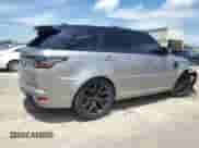 2018 Land Rover Range Rover Sport SVR with VIN SALWZ2SE9JA184718, listed as a Copart auction lot 62116664 with 89,605 mi miles and Salvage title. Bid and sale history available at DreamBid. Image 3.