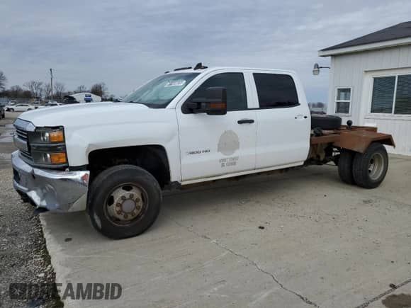 2017 Chevrolet Silverado 3500HD Work Truck с VIN 1GC4KYCG1HF116948, выставлен на аукционе Copart как лот 64149145 с пробегом 278 989 миль миль и Чистый • Clean title. История ставок и продаж доступна на DreamBid. Изображение 1.