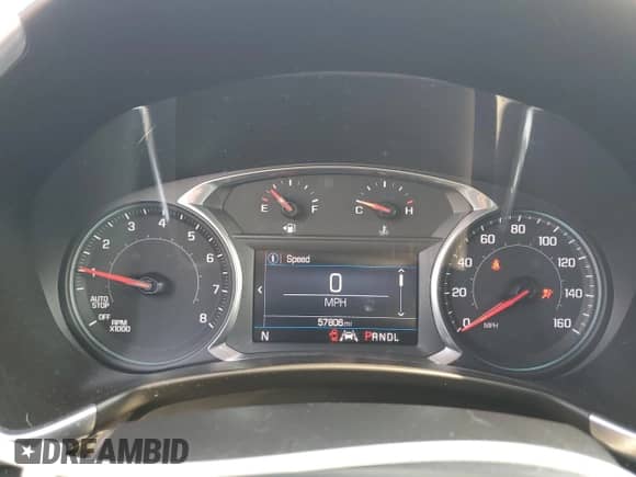 2021 Chevrolet Equinox LT with VIN 3GNAXUEV7MS133565, listed as a Copart auction lot 67440175 with 57,806 mi miles and Salvage title. Bid and sale history available at DreamBid. Image 9.
