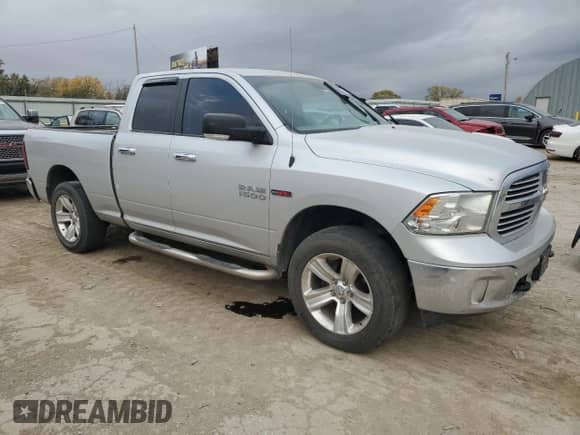 2014 Ram 1500 Big Horn with VIN 1C6RR7GM1ES359780, listed as a Copart auction lot 78443744 with 160,154 mi miles and Salvage title. Bid and sale history available at DreamBid. Image 4.