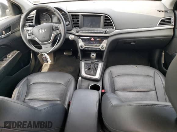 2017 Hyundai Elantra Limited with VIN KMHD84LF4HU164210, listed as a Copart auction lot 82108145 with 79,182 mi miles and Salvage title. Bid and sale history available at DreamBid. Image 8.