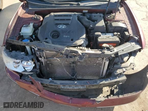 2009 Hyundai Azera GLS with VIN KMHFC46D99A351155, listed as a Copart auction lot 56517695 with 176,311 mi miles and Salvage title. Bid and sale history available at DreamBid. Image 11.