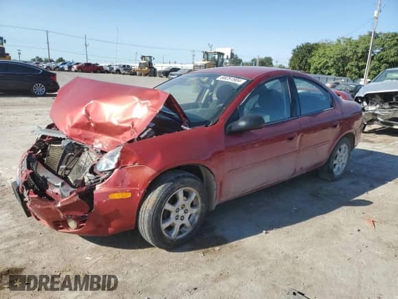 2005 Dodge Neon SXT z VIN 1B3ES56C65D202115, wystawiony jako Copart lot #68251904 z przebiegiem Nie podano mil oraz Nie do naprawy • Non repairable. Historia ofert i sprzedaży dostępna na DreamBid. Obrazek 1.