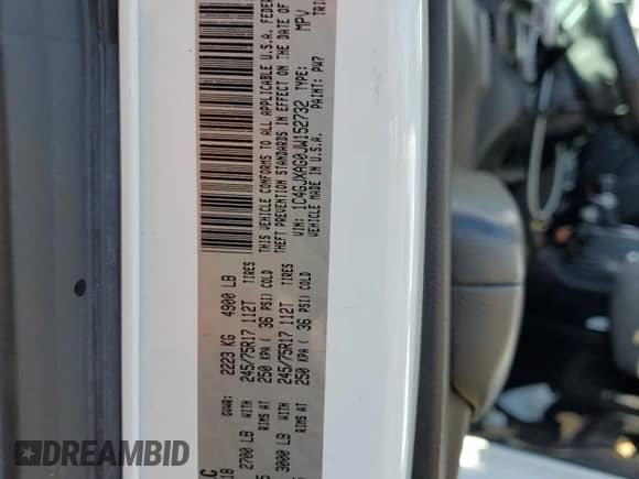 2018 Jeep Wrangler Sport with VIN 1C4GJXAG0JW152732, listed as a Copart auction lot 81301625 with 72,730 mi miles and Salvage title. Bid and sale history available at DreamBid. Image 14.