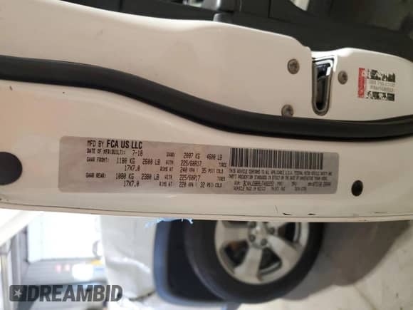2018 Jeep Compass Latitude with VIN 3C4NJDBB9JT492251, listed as a Copart auction lot 63692595 with 82,820 mi miles and Salvage title. Bid and sale history available at DreamBid. Image 13.