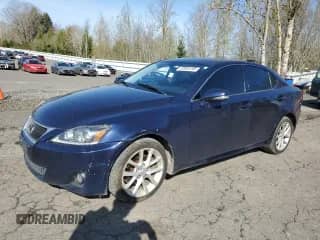 2012 Lexus IS 250 z VIN JTHCF5C20C5053048, wystawiony jako Copart lot #52008195 z przebiegiem 134 235 mil mil oraz Szkoda całkowita • Salvage title. Historia ofert i sprzedaży dostępna na DreamBid. Obrazek 1.