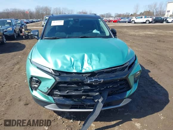 2024 Chevrolet Blazer LT с VIN 3GNKBDRS0RS191740, выставлен на аукционе IAAI как лот 41769909 с пробегом 11 003 миль миль и . История ставок и продаж доступна на DreamBid. Изображение 6.