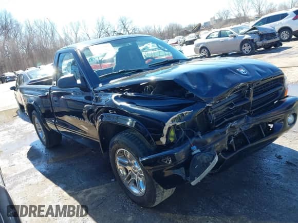 2002 Dodge Dakota with VIN 1B7FL36Z12S658751, listed as a IAAI auction lot 41678588 with 47,685 mi miles and . Bid and sale history available at DreamBid. Image 1.