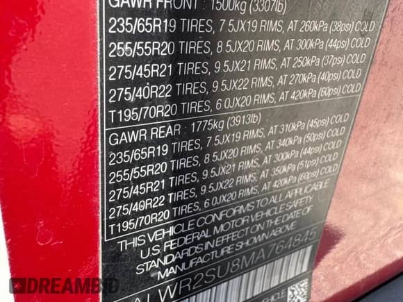 2021 Land Rover Range Rover Sport HSE Silver Edition with VIN SALWR2SU8MA764845, listed as a Copart auction lot 68545785 with 156,430 mi miles and Clean title. Bid and sale history available at DreamBid. Image 10.