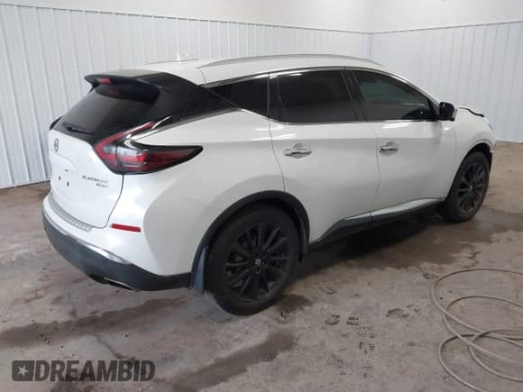 2020 Nissan Murano Platinum with VIN 5N1AZ2DS4LN101143, listed as a IAAI auction lot 42736483 with 111,058 mi miles and . Bid and sale history available at DreamBid. Image 4.