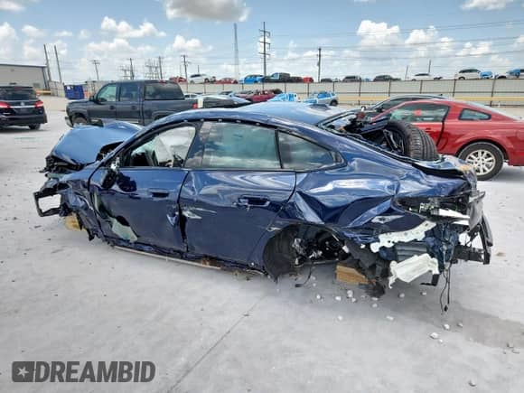 2024 BMW i4 M50 with VIN WBY33AW08RFS70460, listed as a Copart auction lot 61729465 with Not provided miles and Non repairable. Bid and sale history available at DreamBid. Image 2.