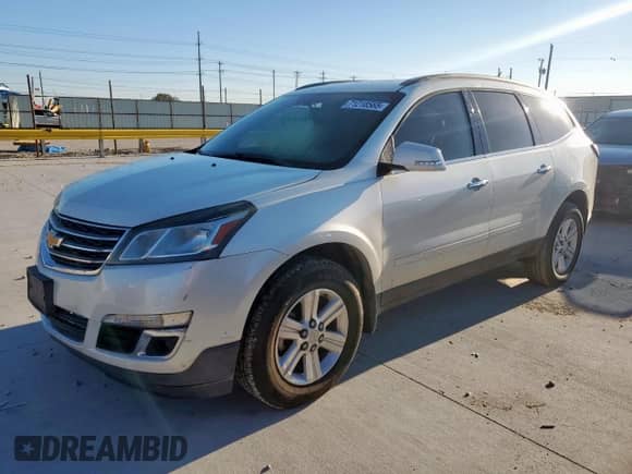 2014 Chevrolet Traverse LT с VIN 1GNKRGKDXEJ273141, выставлен на аукционе Copart как лот 71218565 с пробегом 188 063 миль миль и Списание • Salvage title. История ставок и продаж доступна на DreamBid. Изображение 1.