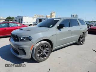 2021 Dodge Durango R/T with VIN 1C4SDHCT5MC803764, listed as a Copart auction lot 71360235 with 58,203 mi miles and Salvage title. Bid and sale history available at DreamBid. Image 1.