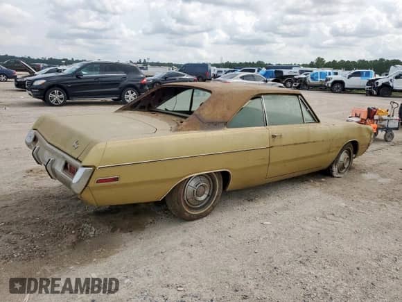 1970 Dodge Dart with VIN LL23C0R288678, listed as a Copart auction lot 60035385 with Not provided miles and Clean title. Bid and sale history available at DreamBid. Image 3.