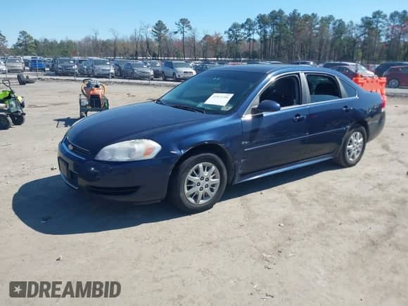 2011 Chevrolet Impala Police Police with VIN 2G1WD5EM9B1165441, listed as a IAAI auction lot 41871506 with 138,810 mi miles and . Bid and sale history available at DreamBid. Image 2.