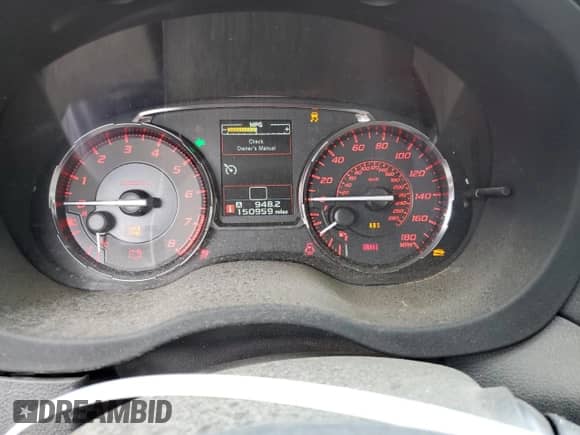 2016 Subaru WRX Premium with VIN JF1VA1F60G9808106, listed as a Copart auction lot 63396165 with 150,959 mi miles and Salvage title. Bid and sale history available at DreamBid. Image 9.