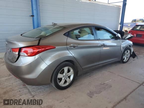 2012 Hyundai Elantra Limited with VIN 5NPDH4AE7CH094977, listed as a Copart auction lot 80330645 with 94,226 mi miles and Salvage title. Bid and sale history available at DreamBid. Image 3.